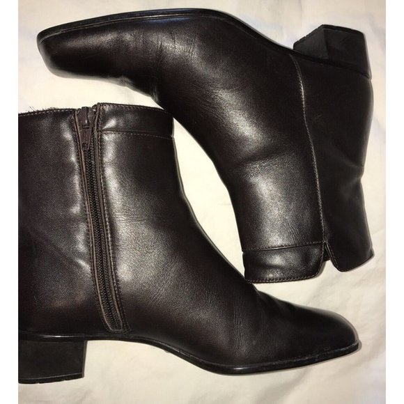 Sesto Meucci Samoa Bootie Espresso Nappa Leather 6M MSRP $240 EUC - Picture 4 of 11